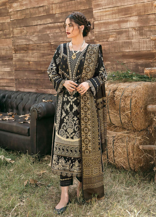KK-05 | Qalamkar Winter Shawl Collection 2021 | Unstitched Embroidered Suits