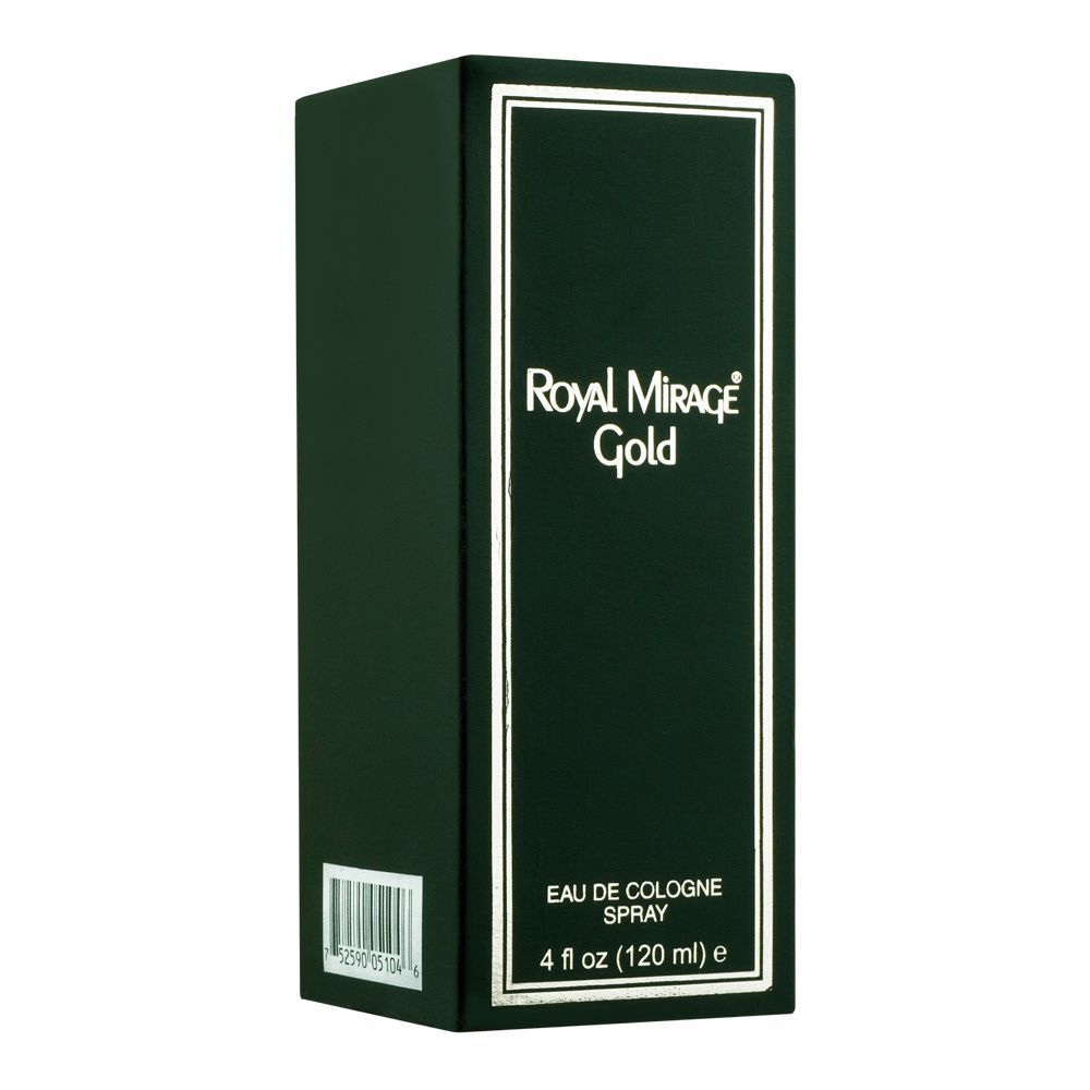 Royal Mirage Gold Eau De Cologne, 120ml | United States | Fragrance For Men