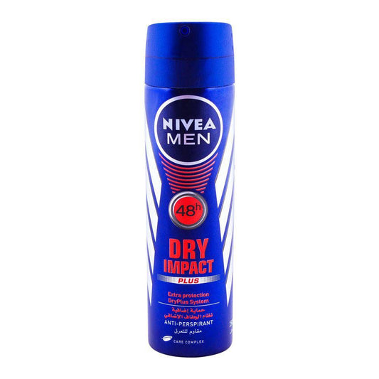Nivea Men 48H Dry Impact Plus Deodorant Spray| Germany | Dedorant for  Men.