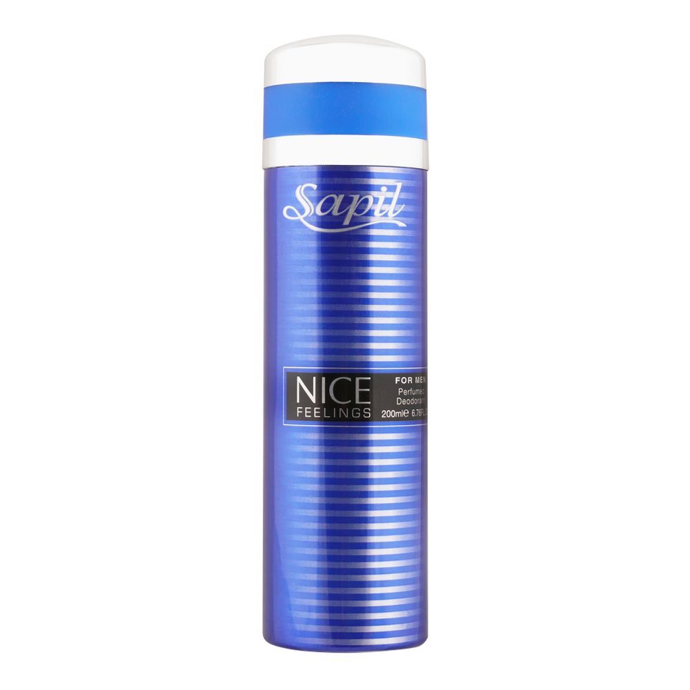 Sapil Nice Feeling For Men Perfumed Deodorant Spray, Fragrances  For Men.