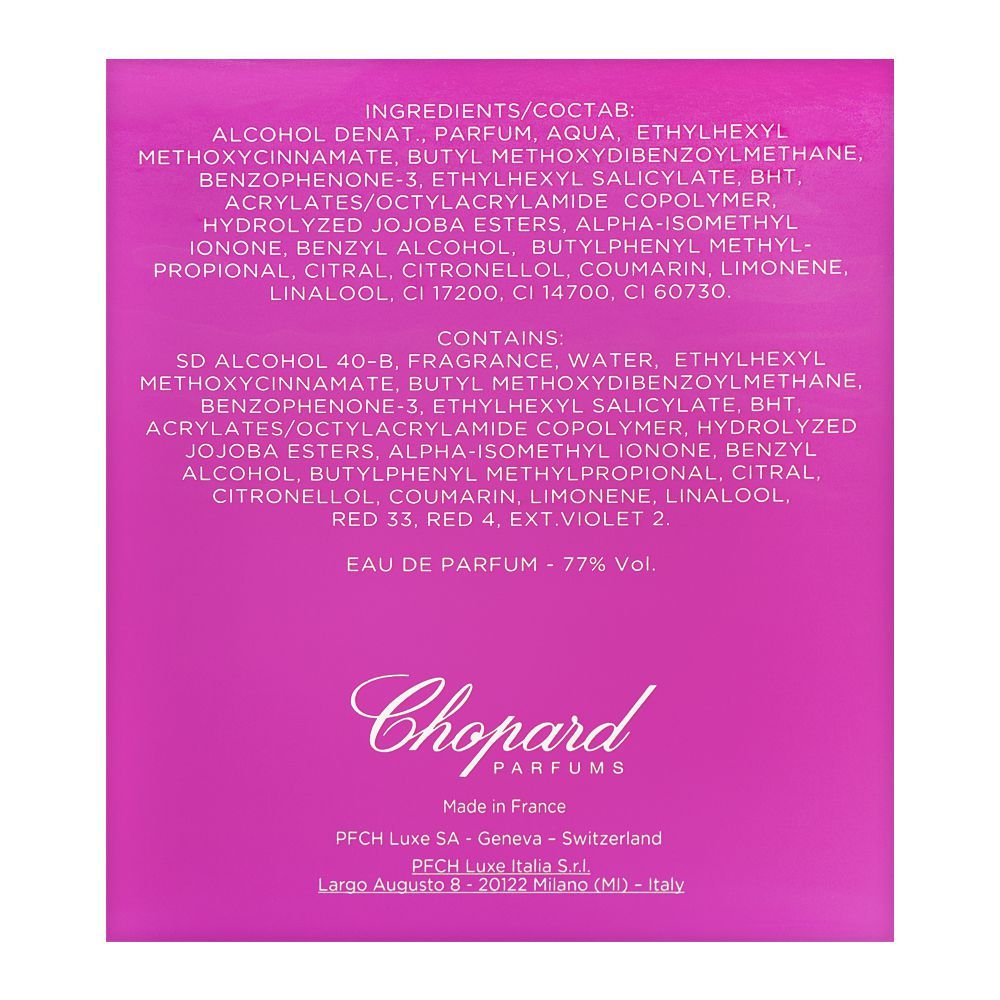 Chopard Happy Spirit Eau De Parfum, 75ml | France | Fragrance For Women