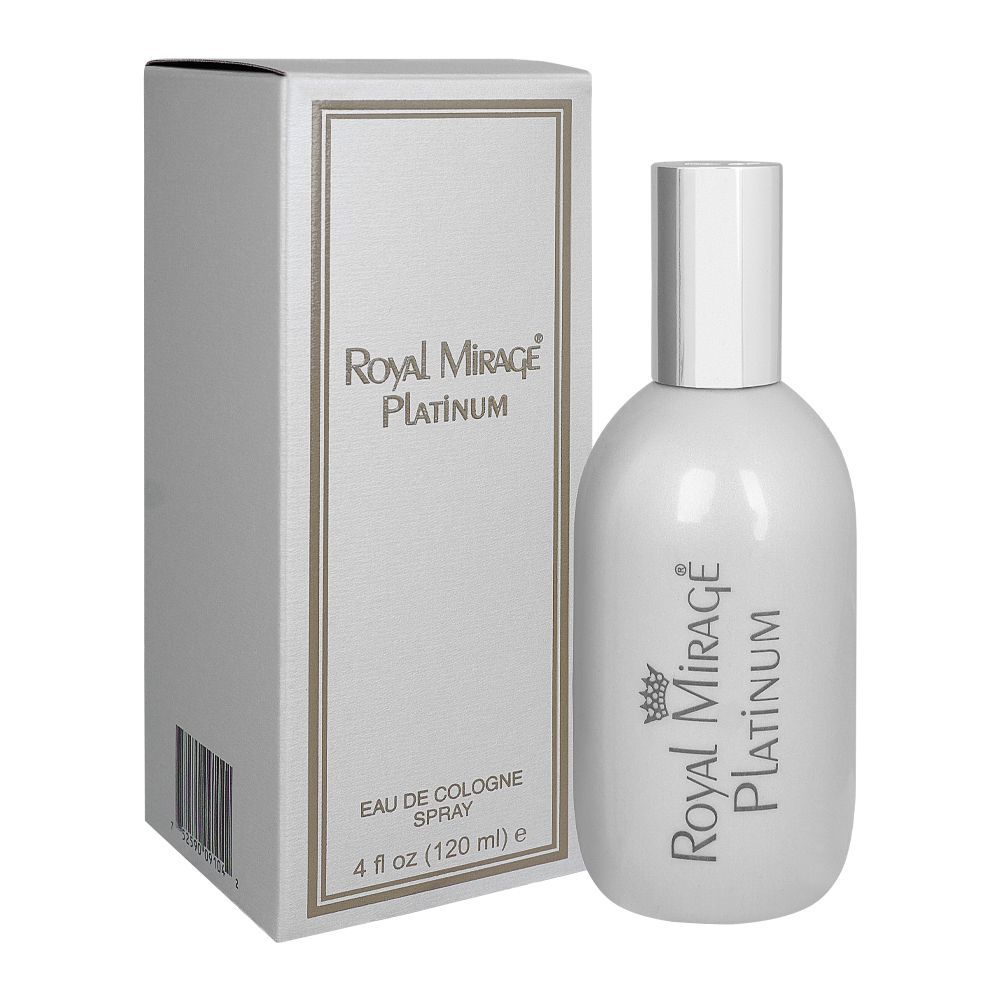 Royal Mirage Platinum Eau De Parfum, 120ml | United States | Fragrance For Men & Women