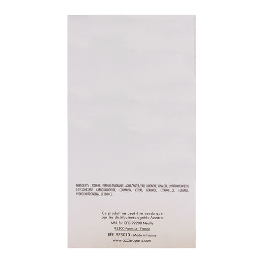 Azzaro Silver Black Pour Homme Eau De Toilette | France | Fragrance for  Men.