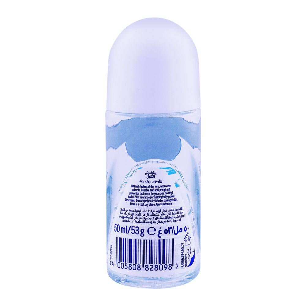 Nivea 48H Fresh Natural Roll On  | Deodorant | For Women.