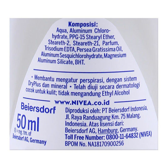 Nivea Dry Comfort Roll On   | Deodorant | For Women