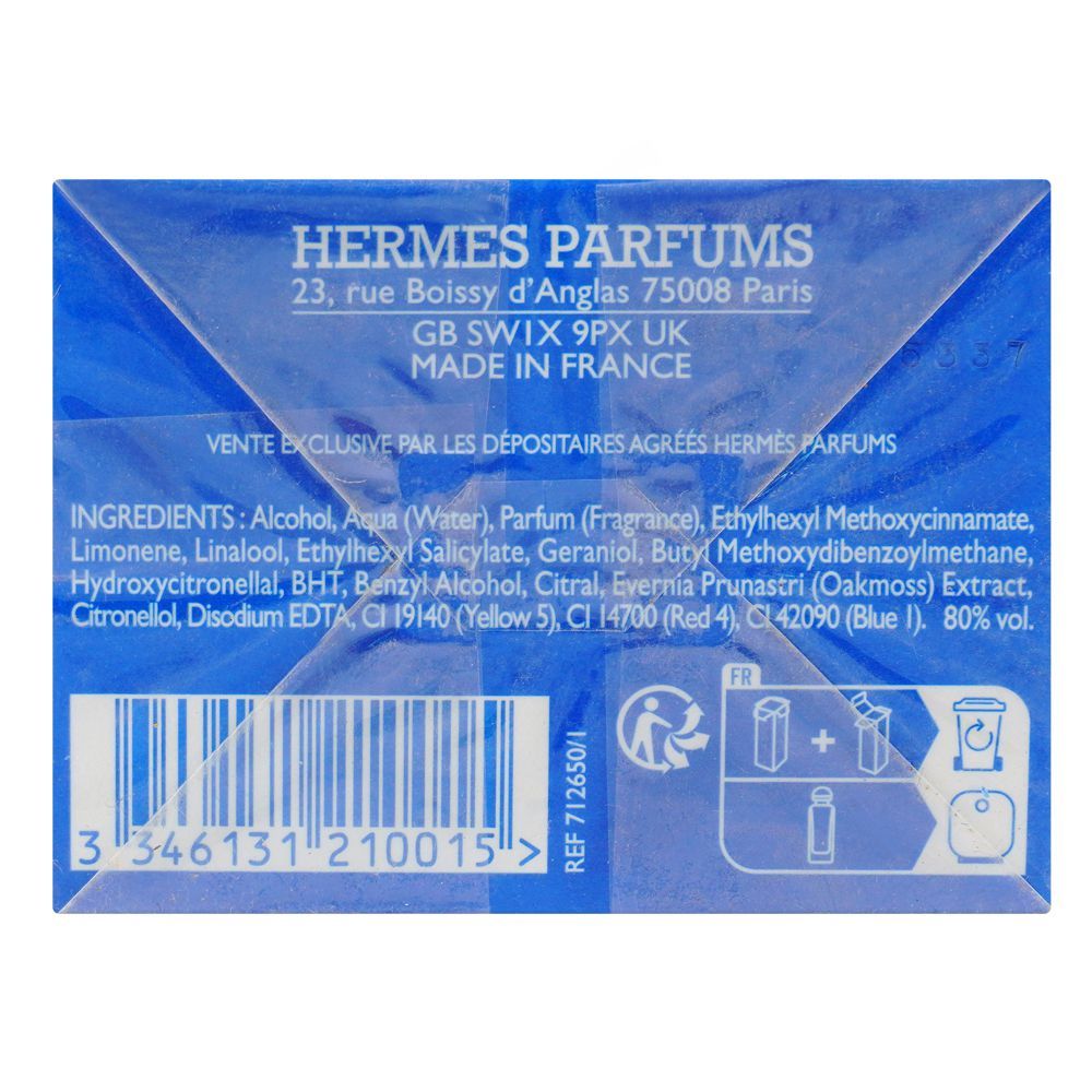 Hermes Un Jardin En Mediterranee, Eau de Toilette, 100ml | France | Fragrance For Men & Women