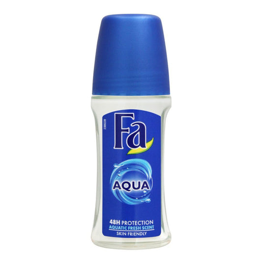 Fa 48H Protection Aqua Aquatic Fresh Scent Roll-On Deodorant,| Deodorant | For Women
