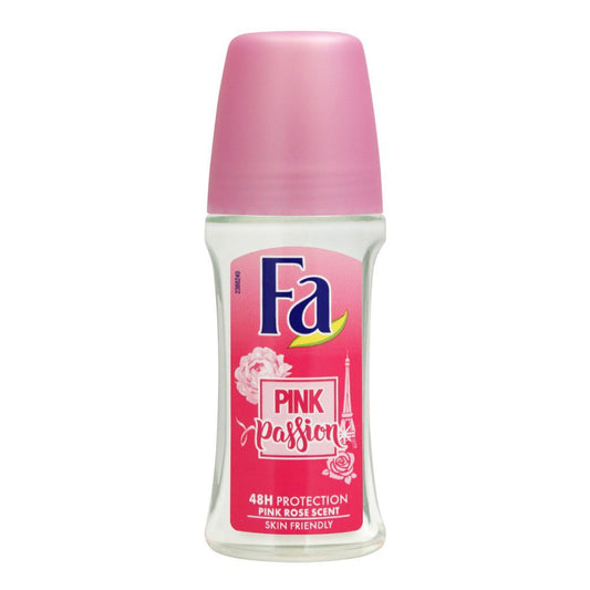 Fa 48H Protection Pink Passion Pink Rose Scent Roll-On Deodorant| Deodorant | For Women