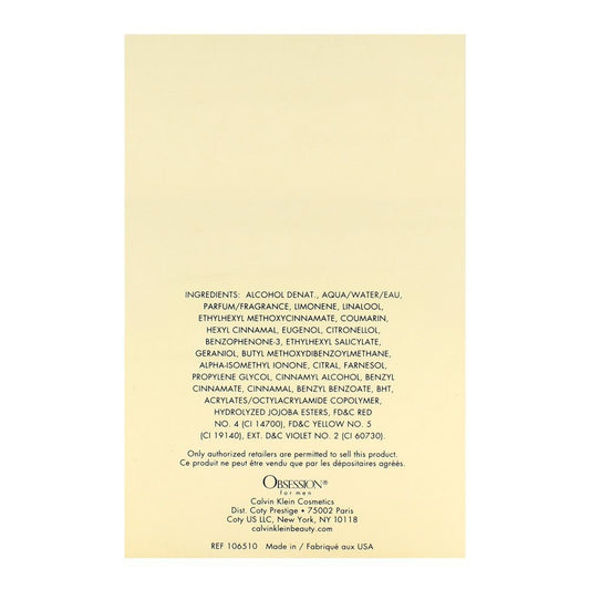 Calvin Klein Obsession For Men Eau De Toilette| United States | Fragrances  For Men.