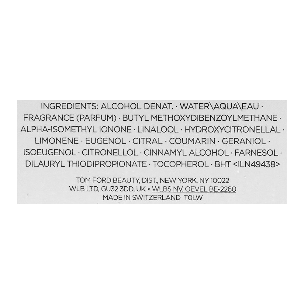 Tom Ford Grey Vetiver Eau De Parfum, 100ml | Switzerland | Fragrance For Men
