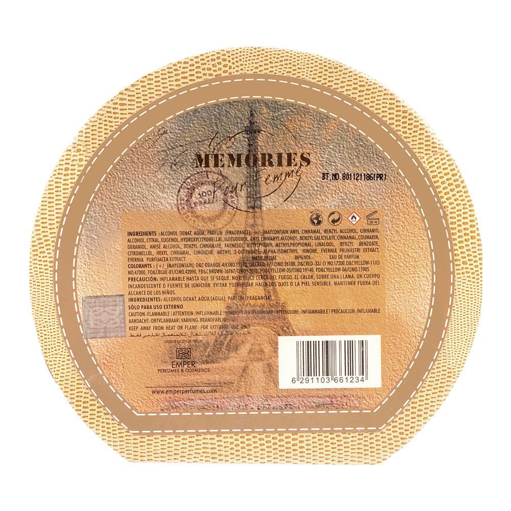 Memories Pour Femme Emper EDP, 100ml | United Arab Emirates | Fragrance For Women