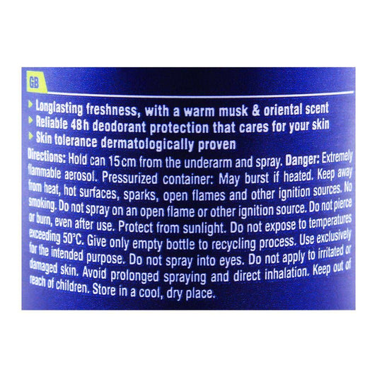 Nivea Men 48H Fresh Power Quick Dry Deodorant Spray| Germany | Dedorant for  Men.