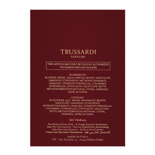 Trussardi Uomo The Red Eau De Toilette | Italy |  Fragrance For Women.