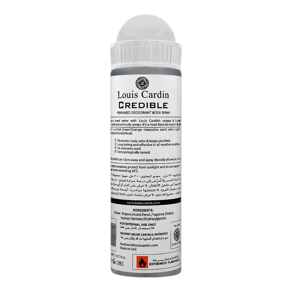 Louis Cardin Empower Homme Deodorant Spray| United Arab Emirates | For Men.