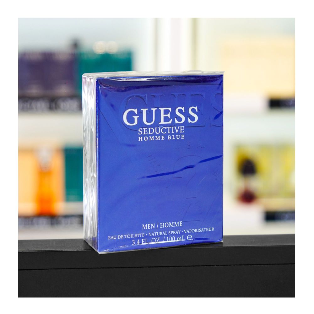 Guess Seductive Homme Blue Perfume, Eau de Toilette, 100ml | United States | Fragrance For Men