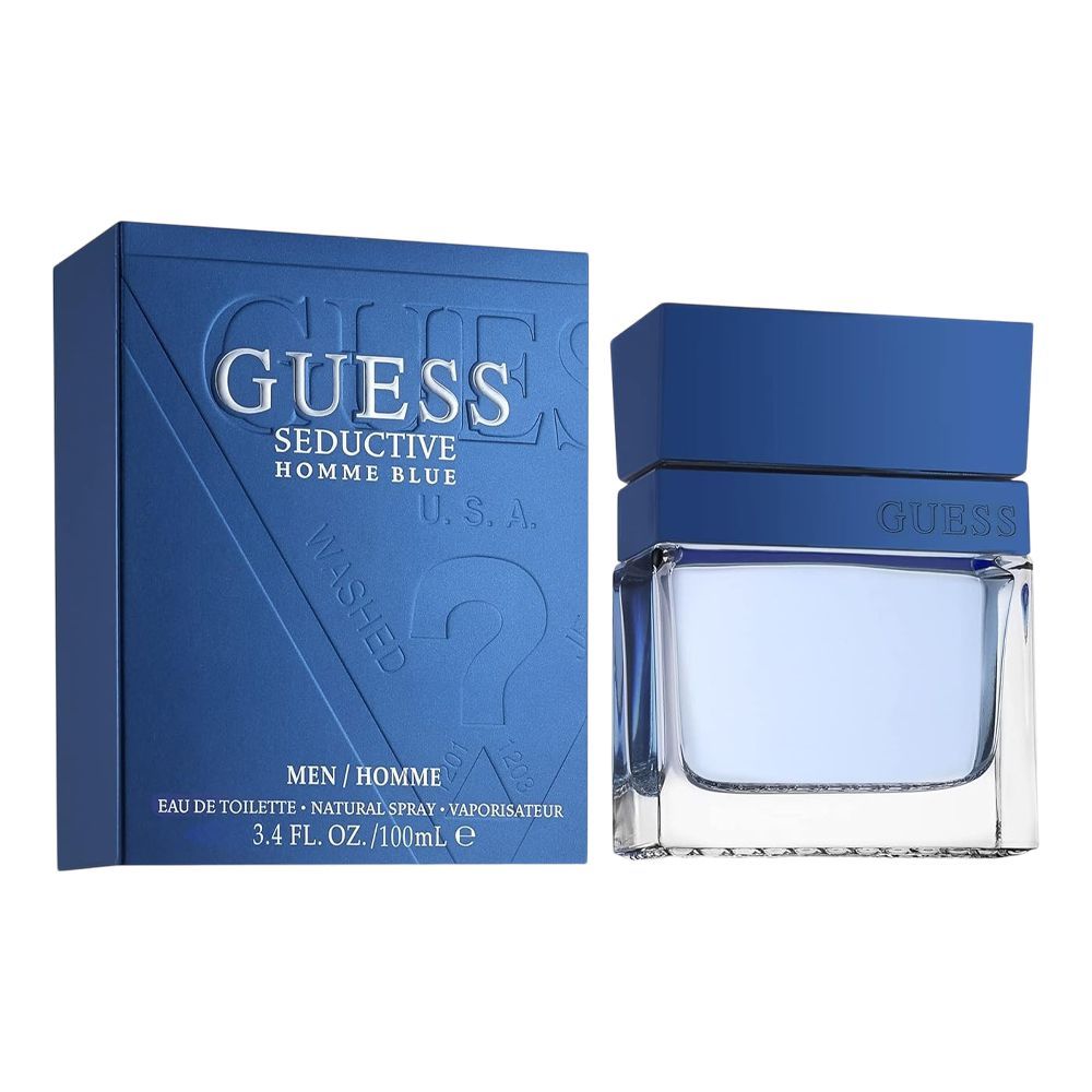 Guess Seductive Homme Blue Perfume, Eau de Toilette, 100ml | United States | Fragrance For Men