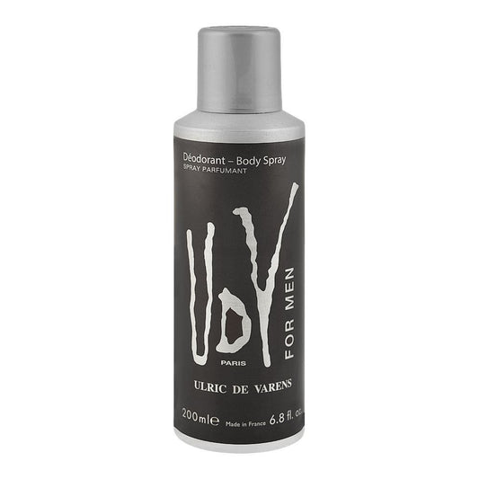 UDV For Men Deodorant Body Spray, 200ml | Paris | Fragrance For Men