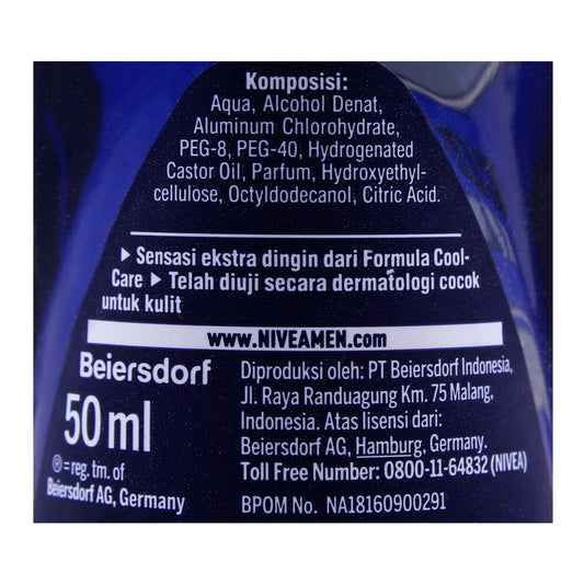 Nivea Men Cool Kick Roll On Deodorant| Germany | Dedorant for  Men.