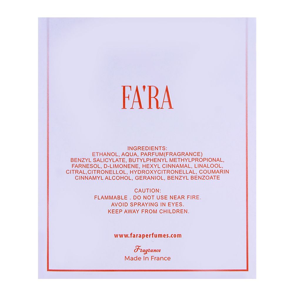 Fa'ra Delice Pour Femme Eau De Parfum | France |  Fragrance For Women