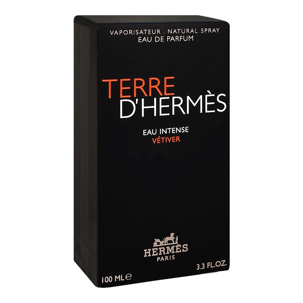 Terre D' Hermes Eau Intense Vetiver, Eau De Parfum, 100ml | France | Fragrance For Men