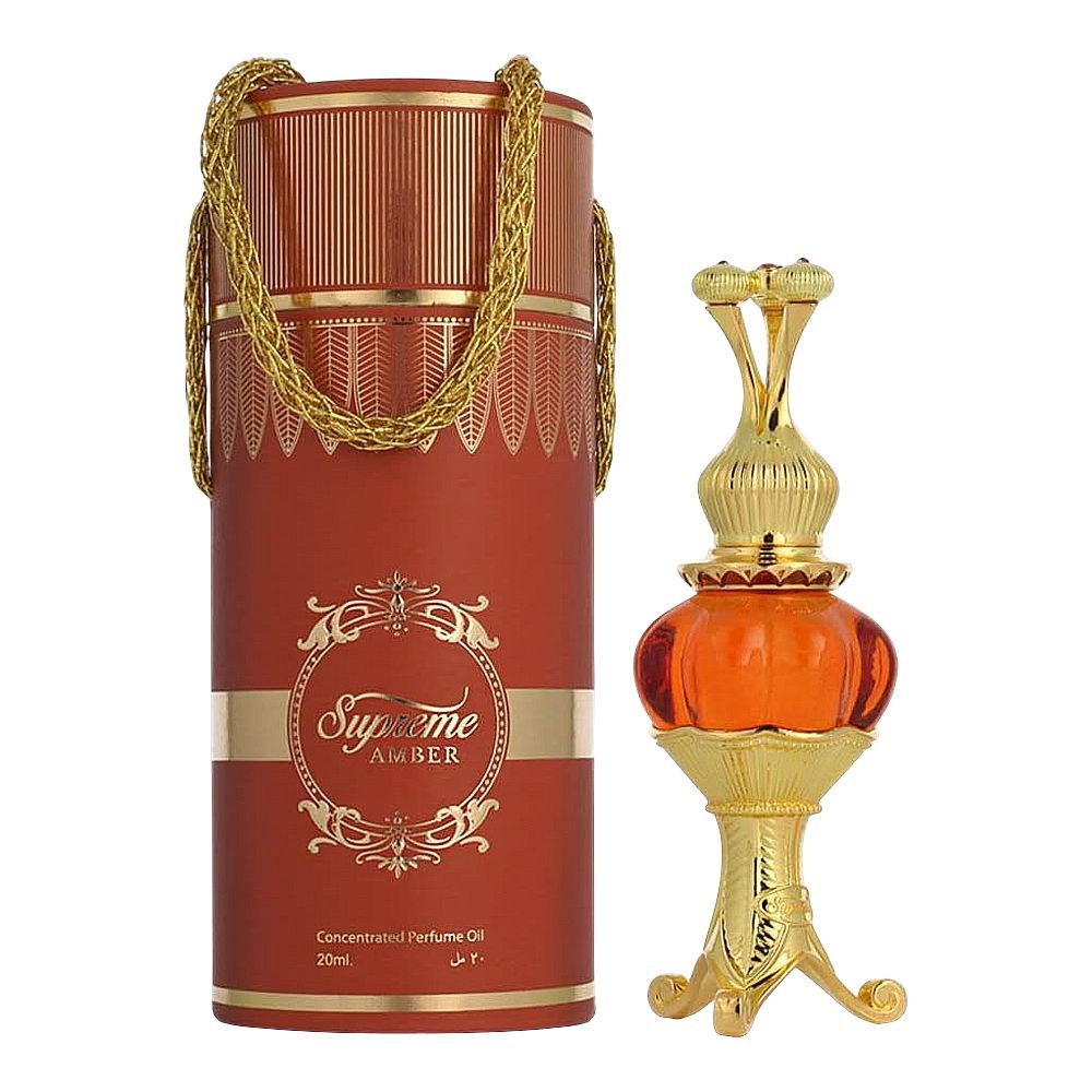 Bait Al Bakhoor Supreme Amber Concentrated Perfume Oil, 20ml | United Arab Emirates | Fragrance For Men & Women