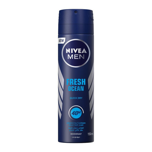Nivea Men 48H Fresh Ocean Quick Dry Deodorant Body Spray| Germany | Dedorant for  Men.