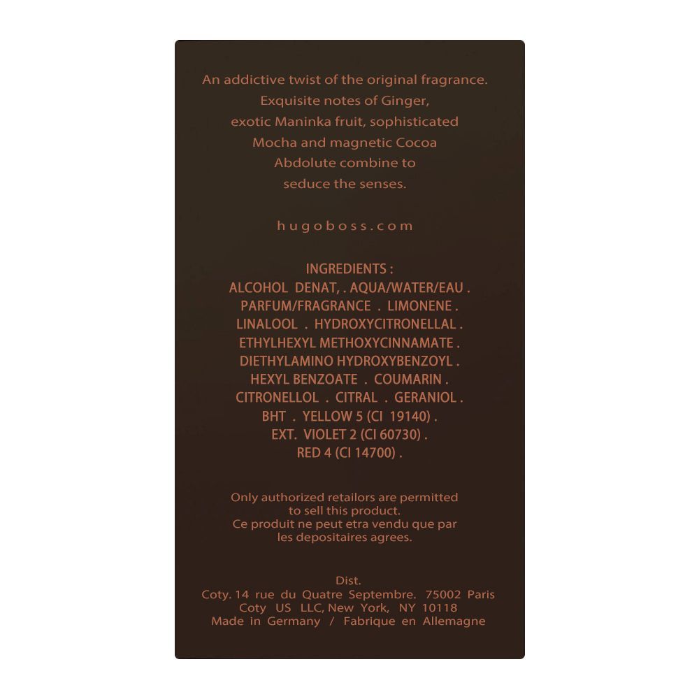 Hugo Boss The Scent Private Accord Eau De Toilette | Germany | Fragrance For Men.