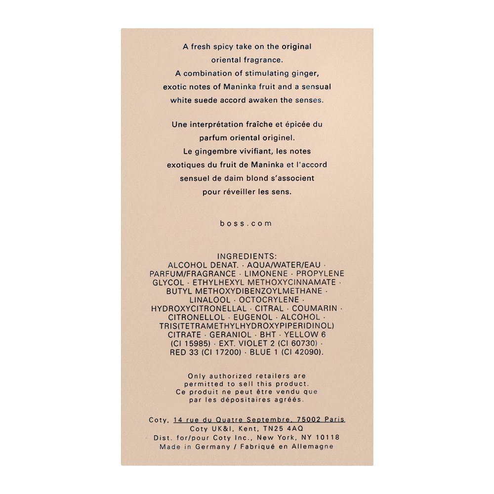 Hugo Boss Men The Scent Pure Accord Eau De Toilette| Germany | Fragrance For Men.