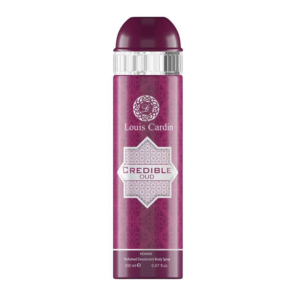 Louis Cardin Credible Oud Homme Deodorant Spray| United Arab Emirates | For Men.