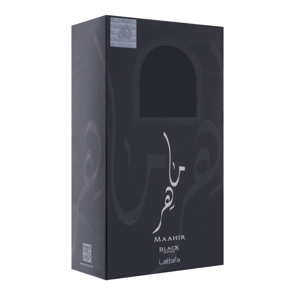 Lattafa Maahir Black Edition Eau De Parfum| United Arab Emirates| For Men and Women.