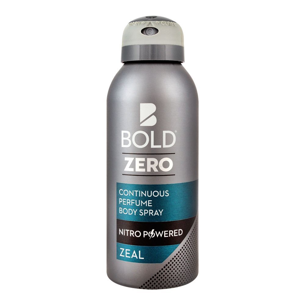 Bold Zero Zeal Continuous Perfume Body Spray| Deodorant | For Men.