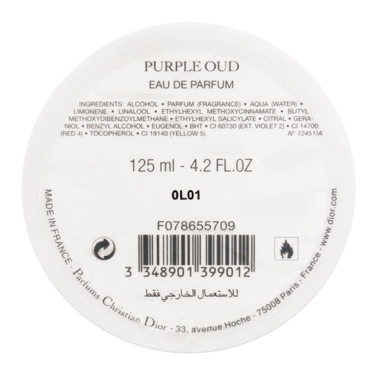 Christian Dior Purple Oud Eau De Parfum| France| Fragrances  For Men