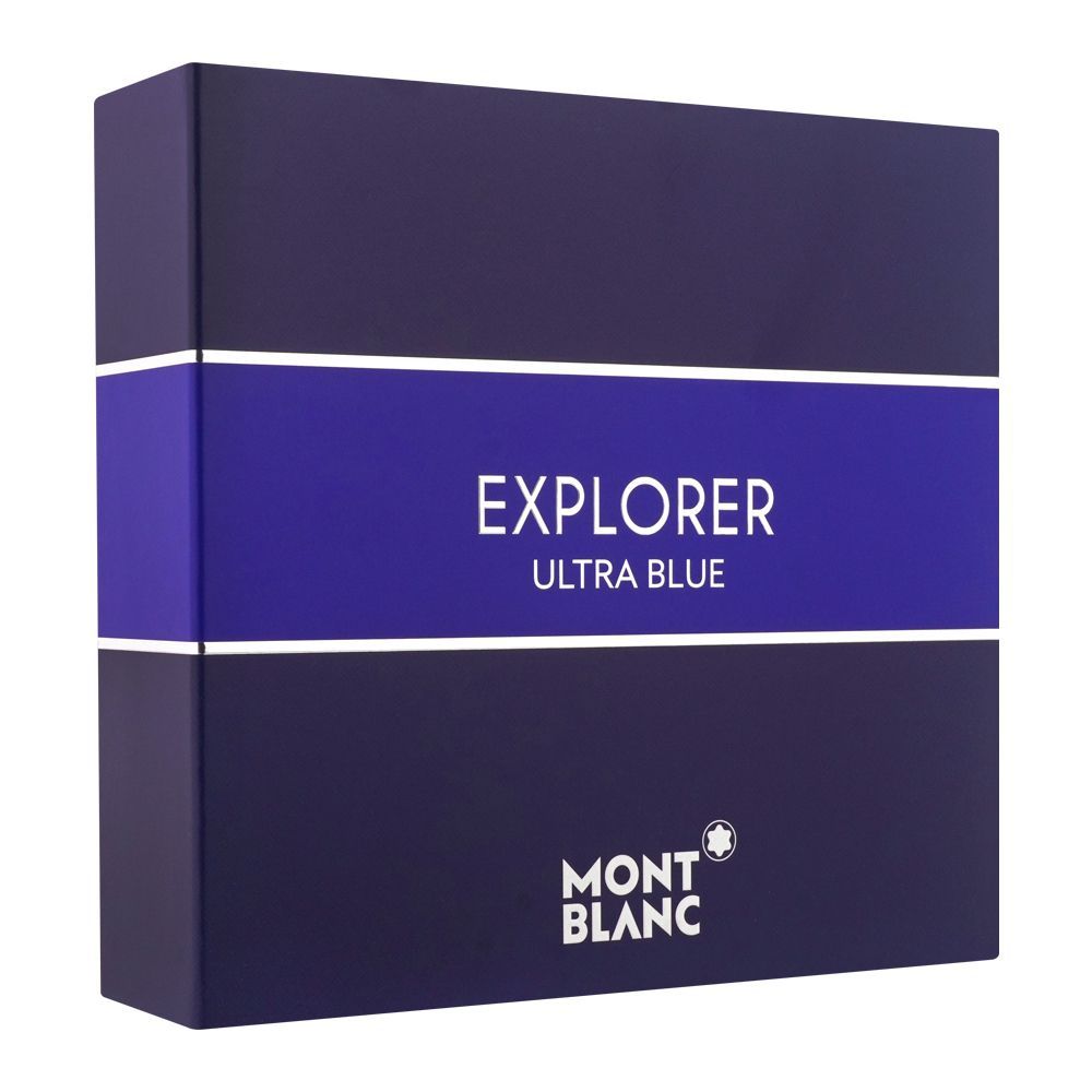 Mont Blanc Explorer Ultra Blue Pour Homme Men Perfume Set| France | Fragrance For Men.