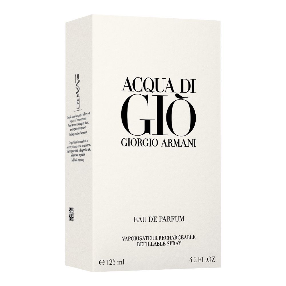 Giorgio Armani Acqua Di Gio Eau De Parfume Refillable Spray For Men, | France | Fragrance for  Men.