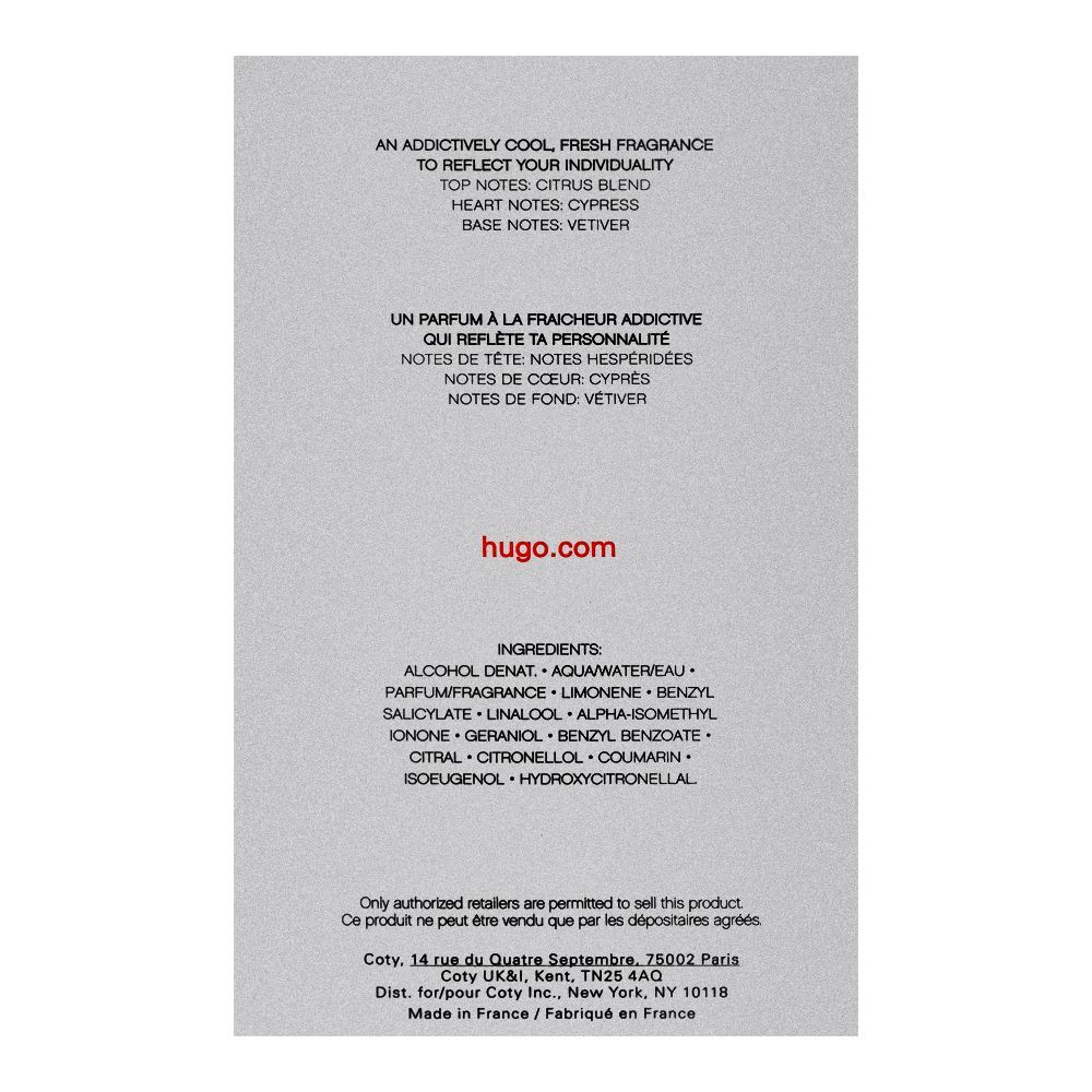 Hugo Boss Reflective Edition Eau De Toilette | France | For Men