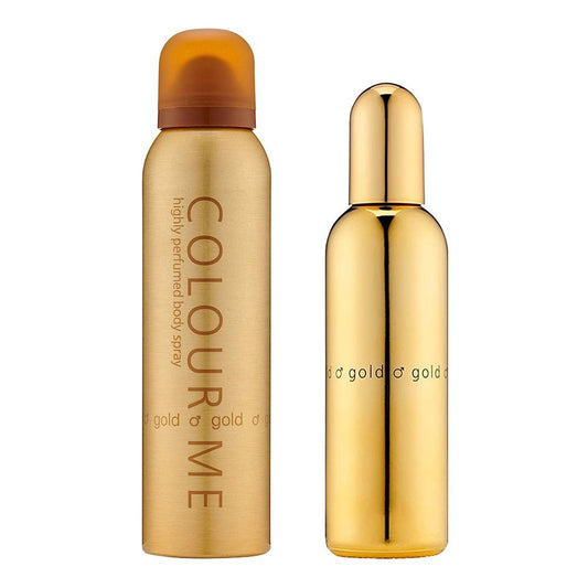 Milton Lloyd Color Me Gold Homme Set For Men | United kingdom| perfume  For Men.