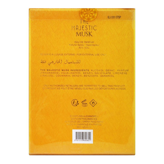 Alexandre.J The Art Deco The Majestic Musk Eau De Parfum| United Arab Emirates| perfume  For Men.