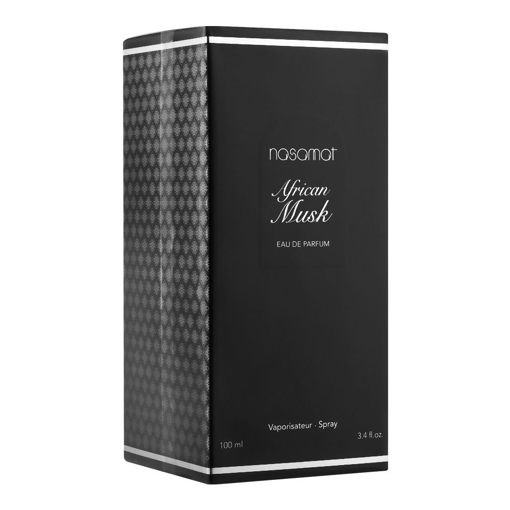 Nasamat African Musk Eau De Parfum, 100ml | France | Fragrance For Men & Women