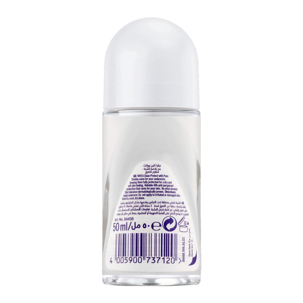 Nivea Clean Protect Anti-Perspirant Roll On| Nivea | For Women