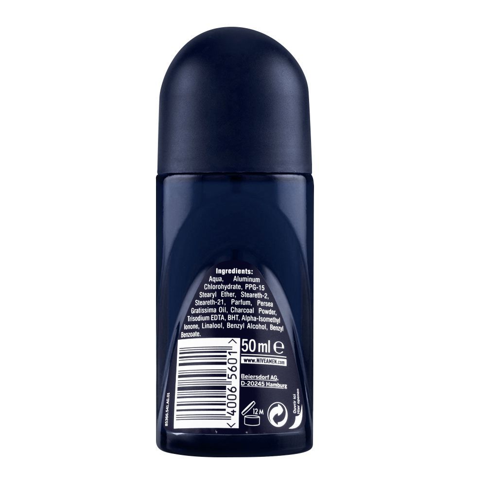Nivea Men 48 Hours Deep Black Carbon Espresso Anti-Perspirant Roll On,| Nivea | For Women