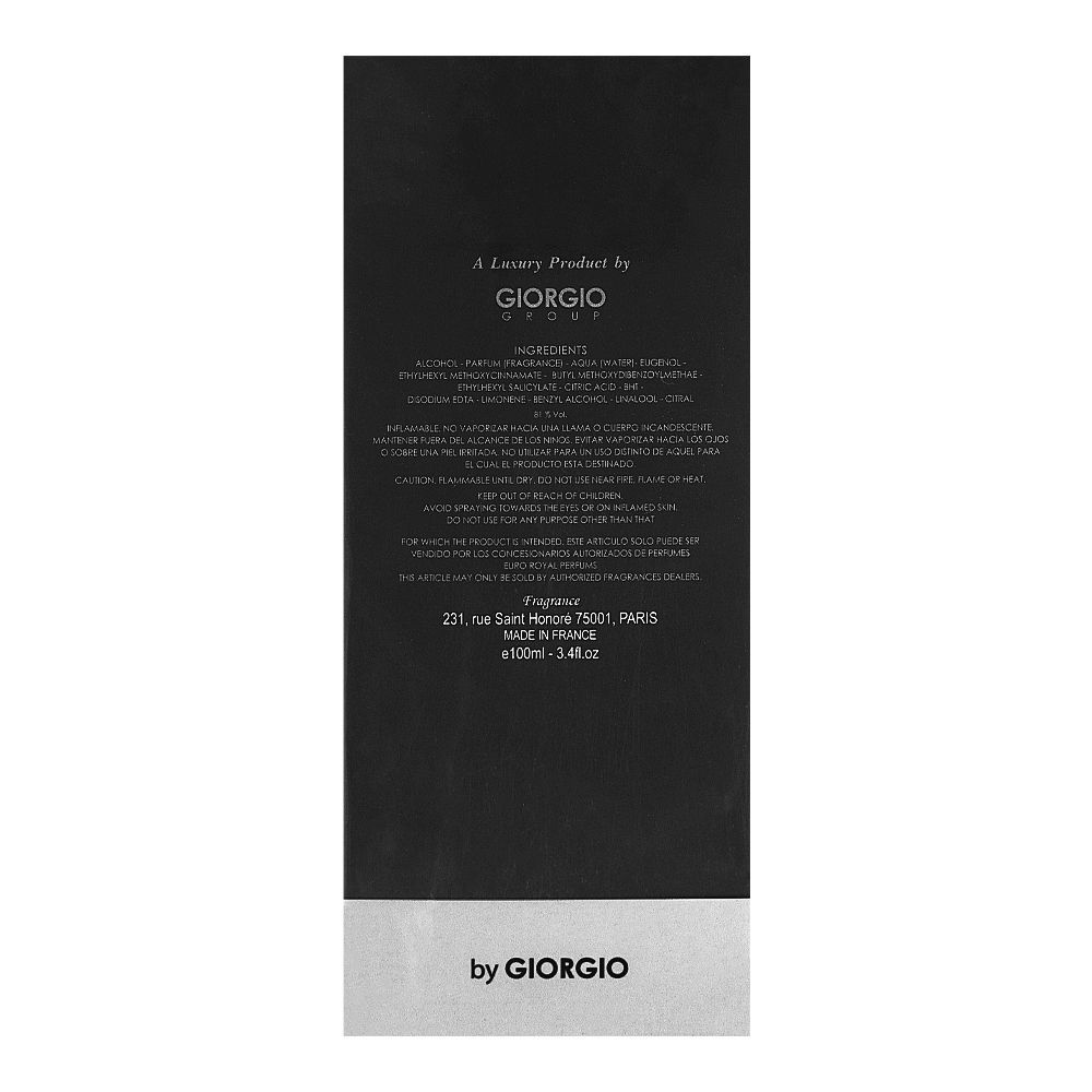 Giorgio Private Eau De Parfum, 100ml | France | Fragrance For Women