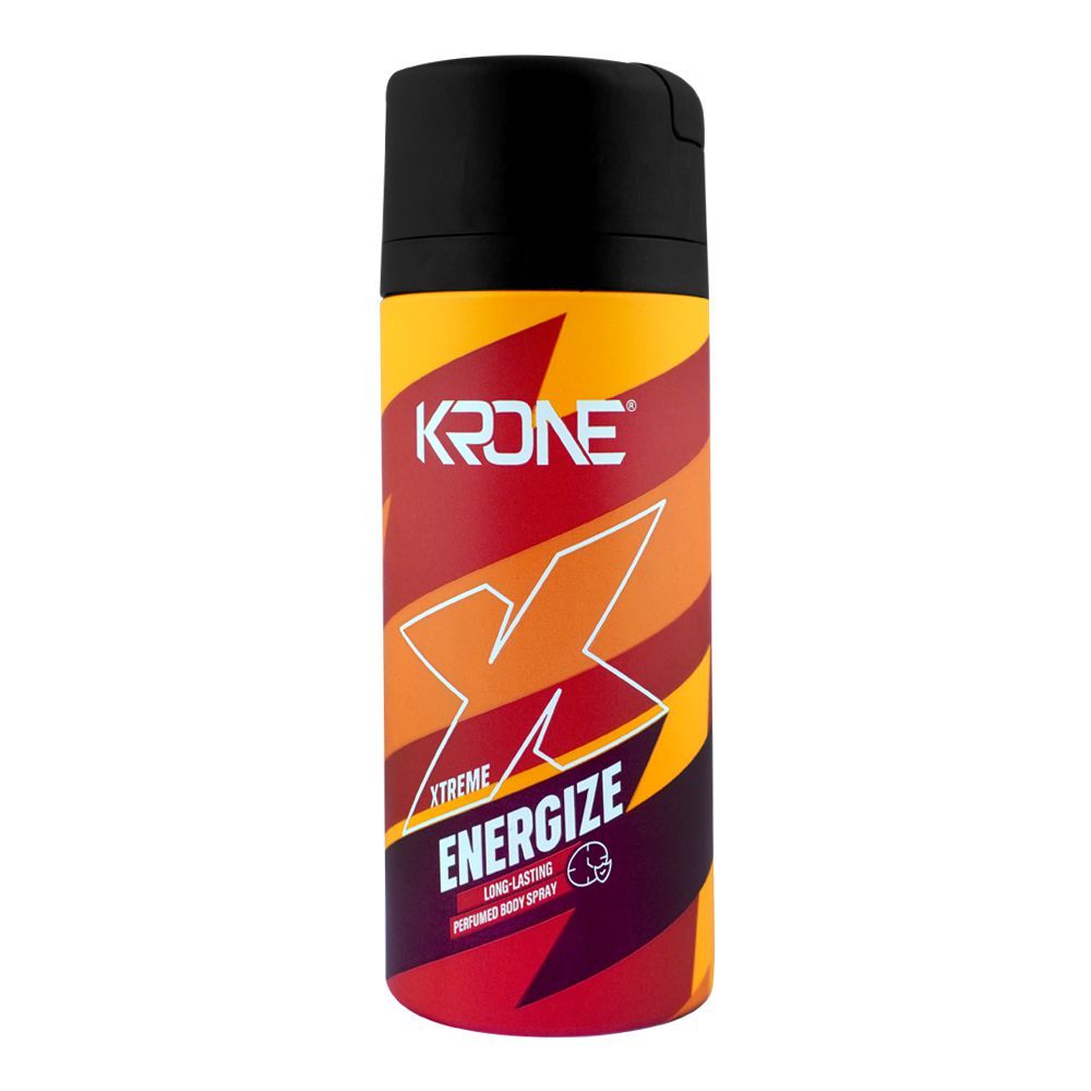 Krone Xtreme Energize Long Lasting Body Spray|  France| DEDORANTS FOR MEN