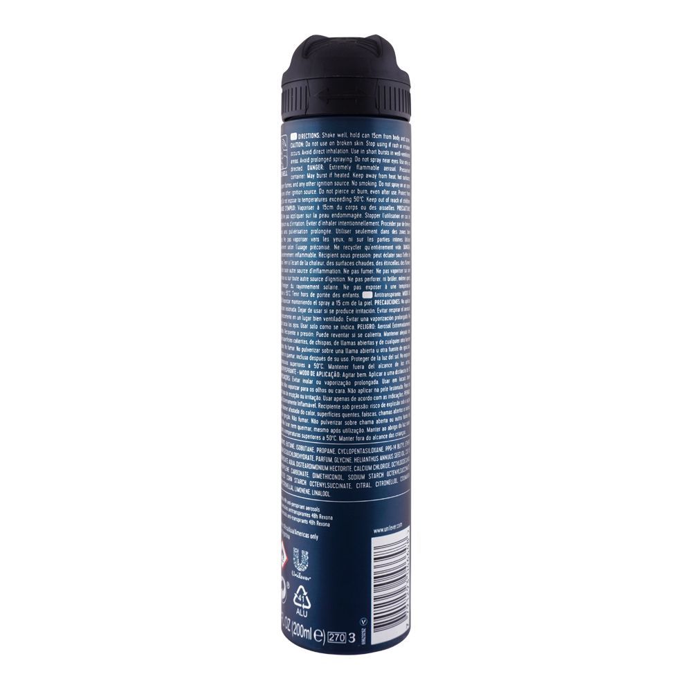 Rexona Men Advanced Protection 72 Hours+ Motion Sense Xtra Cool Anti Transparent Body Spray| Deodorant | For Men