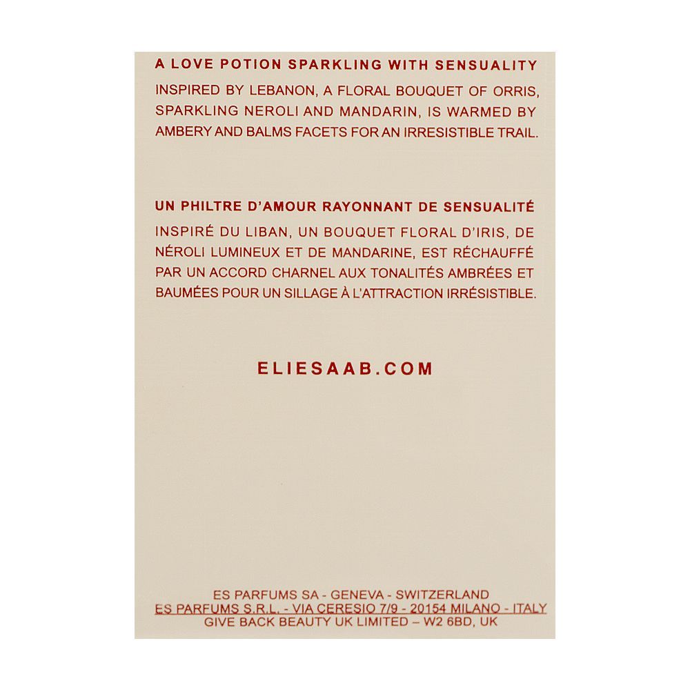 Elie Saab Elixir Eau De Parfum, 100ml | Italy | Fragrance For Women