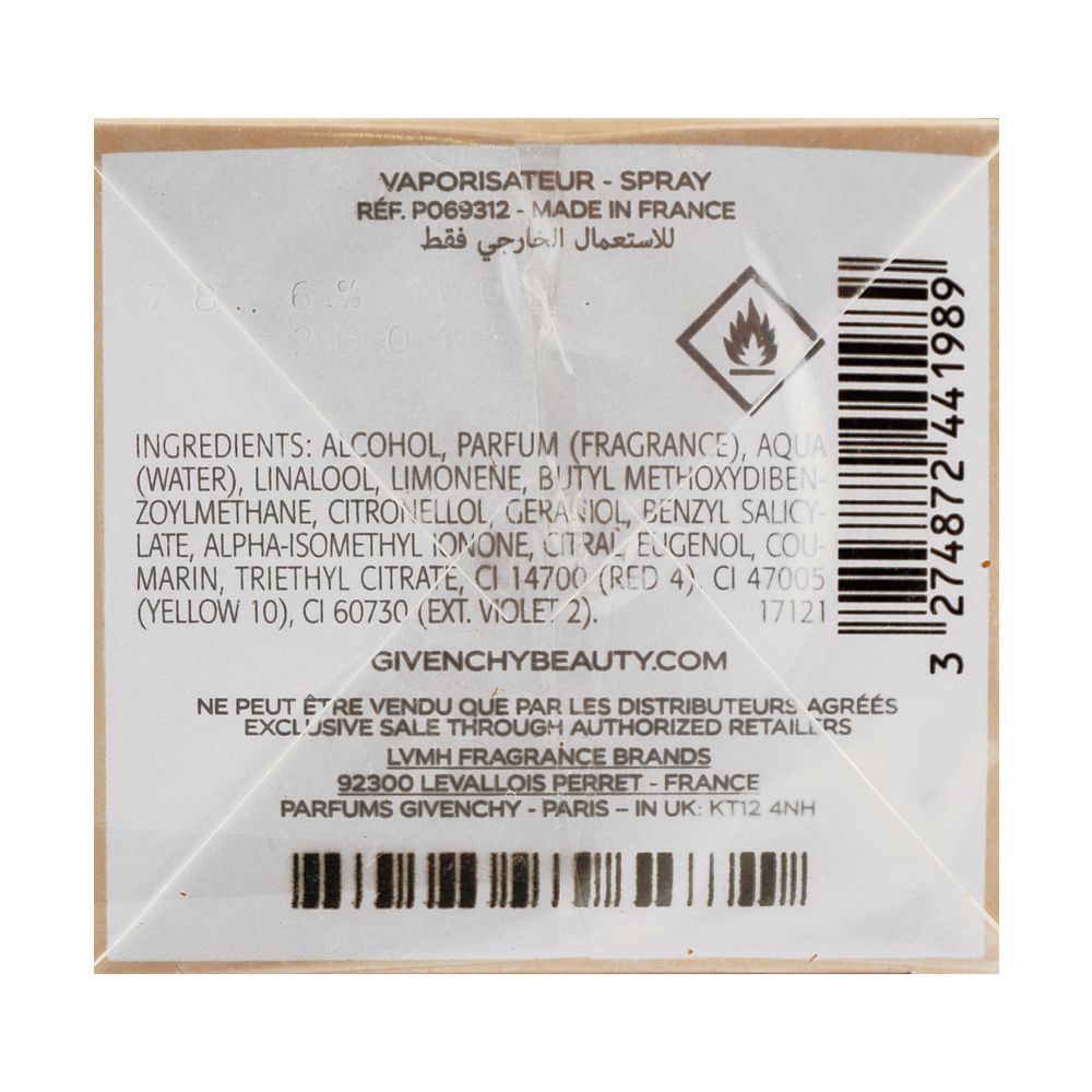 Givenchy L'Interdit Eau De Toilette, 80ml | France | Fragrance For Women