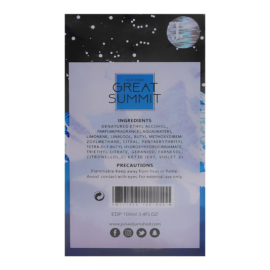 Junaid Jamshed J. Great Summit Pour Homme Eau De Parfum, 100ml | Nationwide | Fragrance For Men