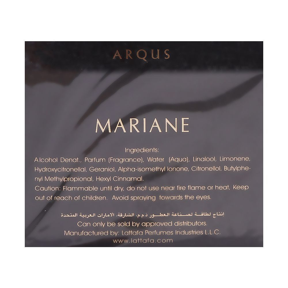 Arqus Mariane Intense Eau De Parfum, 100ml | United Arab Emirates | Fragrance For Men