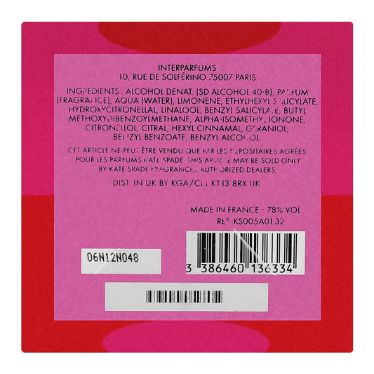 Kate Spade Cherie Eau De Parfum, 100ml | France | Fragrance For Women