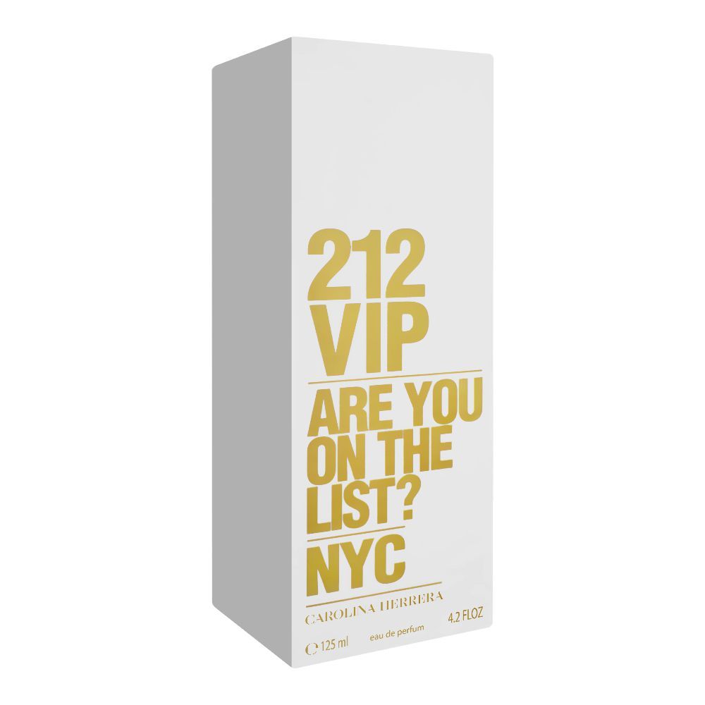 Carolina Herrera 212 VIP Are You On The List? NYC Eau De Parfum, 125ml | Spain | Fragrance For Men