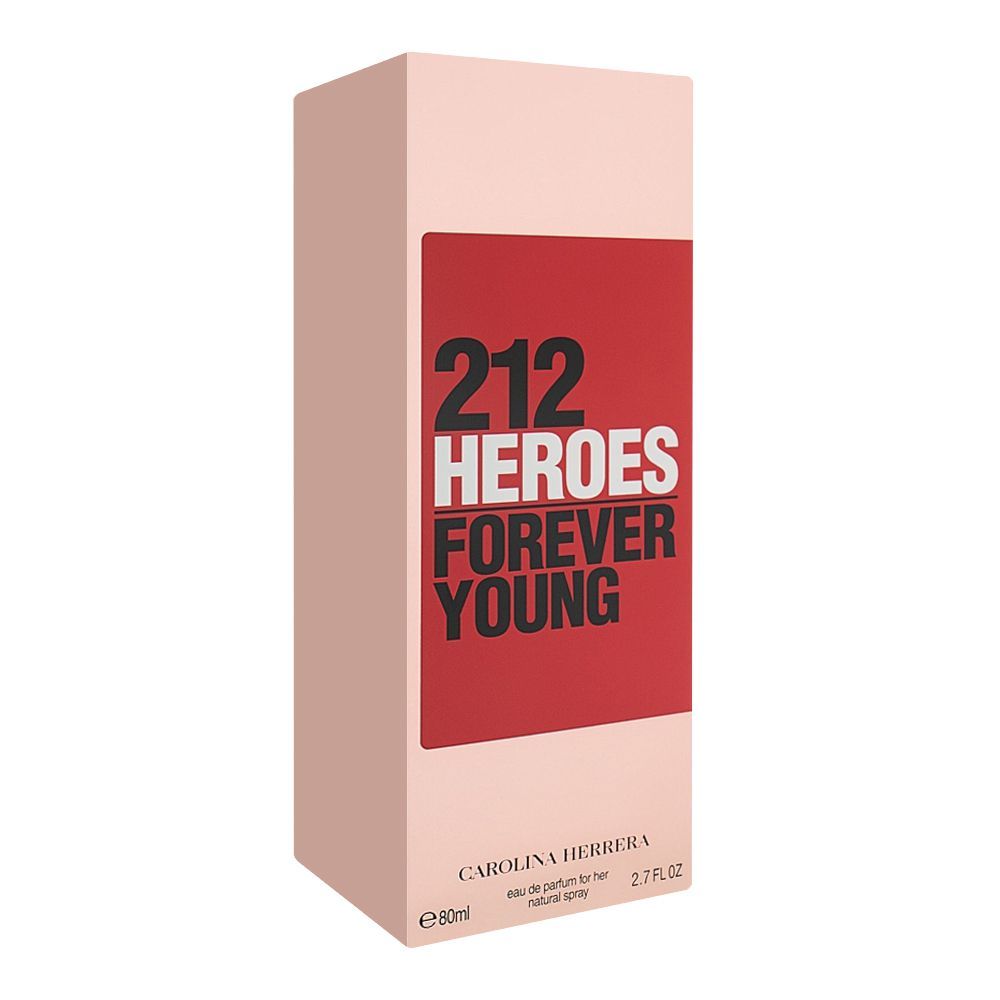 Carolina Herrera 212 Men Heroes Forever Young For Her Eau De Parfum, 80ml | Spain | Fragrance For Women
